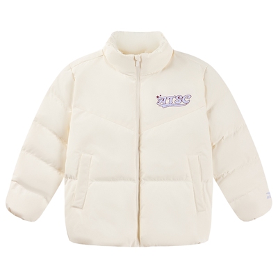 安踏儿童装女童羽绒服轻薄羽外套秋冬2025新款保暖亲肤蓬松感棉服