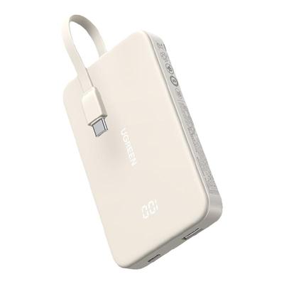 绿联自带线20W快充充电宝1万毫安