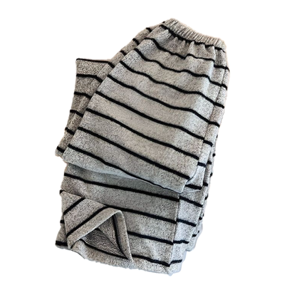 女款德绒磨毛秋冬季保暖长袖睡衣