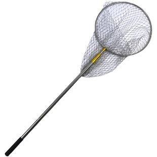 不锈钢大力马抄网伸缩杆捞鱼网折叠网兜防挂网头抄网全套渔具用品