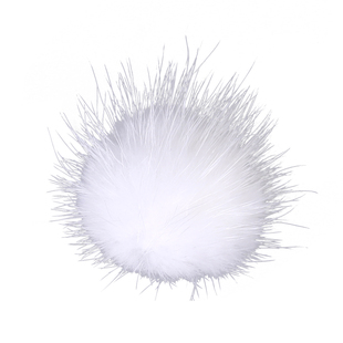 进口水貂毛球diy材料冬日汉服发饰绒球耳环毛绒发夹古风饰品配件