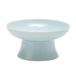 围炉水果盘陶瓷茶点盘中式托盘复古高脚盘小号点心盘糕点盘小食碟