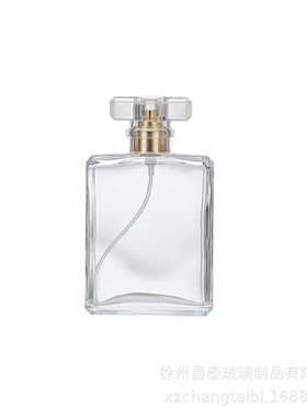 供应30ml 50ml100ml卡口透明玻璃香水瓶封口机器j喷雾瓶亚克力盖