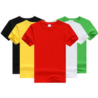 文化广告衫定制纯棉速干t恤短袖班服diy翻领工作服印制字logo批发