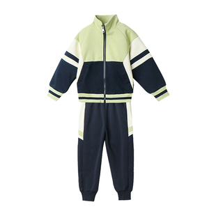绿色春秋款小学生校服班服运动套装幼儿园园服短袖三四件套学院风