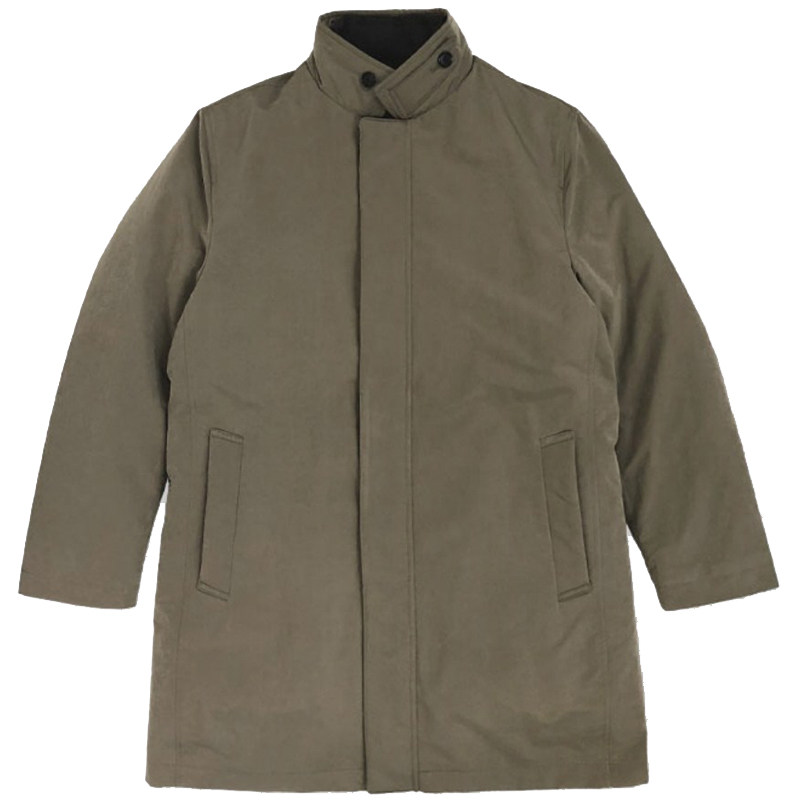 #国内现货冬装米色深蓝色纯色可脱卸内胆两件式两件套羽绒服男3色