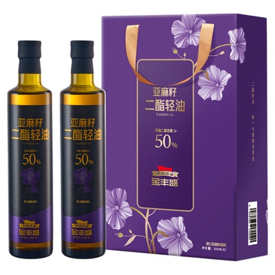 金丰盛亚麻籽二酯轻油礼盒装