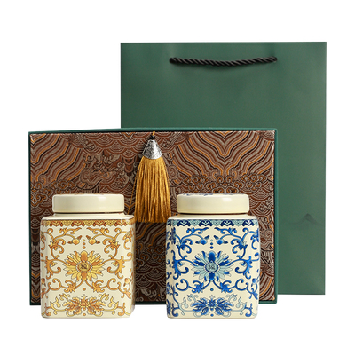 己造高档茶叶罐陶瓷密封罐