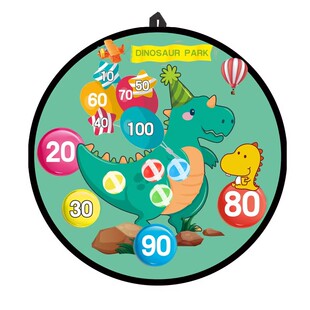 儿童玩具投掷粘贴球飞镖盘粘粘球1—2岁宝宝摸高跳魔术贴靶黏黏球