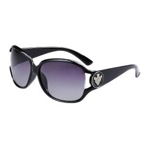 西莎2025新款女式偏光太阳眼镜 长脸方脸复古优雅开车驾驶墨镜潮