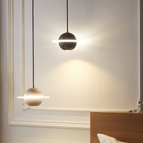 定制星球小吊灯餐厅吧台北欧现代C简约网红长线主卧房间卧室床头