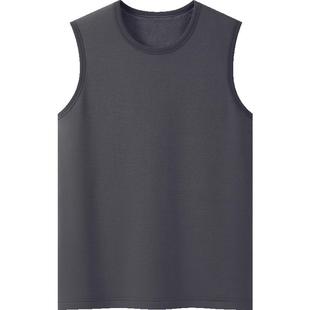 三枪男士保暖背心暖绒棉2024秋冬加绒加厚秋贴身保暖内衣无袖圆领