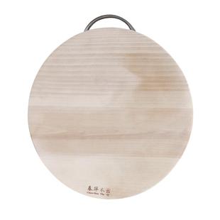 银杏木砧板白果树菜板抗菌厨房整木案板原木圆形家用实木切菜板