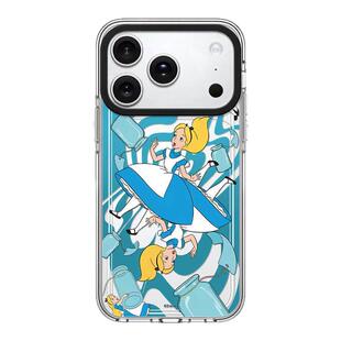 【韩国代购】白边透明爱丽丝漂流瓶适用iphone17手机保护壳苹果17/16/15promax镜面14pro/plus磁吸Magsafe苹
