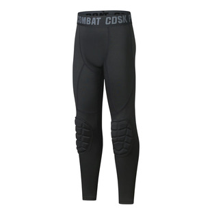 加绒儿童紧身衣训练服冬季保暖防撞护膝运动速干长裤篮球训练裤