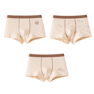 顶瓜瓜彩棉平角内裤男童A类抗菌顶呱呱不夹屁屁舒适儿童四角短裤