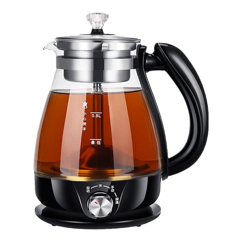 蒸汽煮茶器玻璃蒸茶壶全自动黑茶电热壶保温式办公室电煮茶养生壶