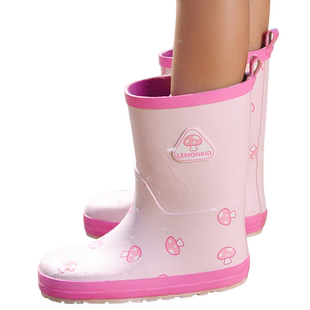 柠檬宝宝儿童雨鞋防滑防水鞋男童女童胶鞋大童宝宝橡胶小学生雨靴