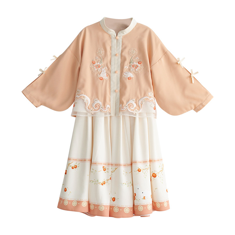 贝优可女童汉服襦裙秋季
