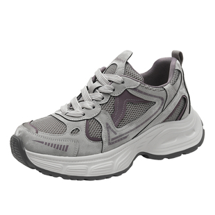 达芙妮厚底增高老爹鞋女款2026新款春季巨好看配阔腿裤春款运动鞋