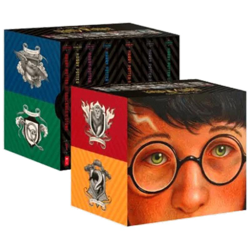 哈利波特20周年版1-7册全集Harry Potter美版英文原版青少年小说JK罗琳布莱恩瑟兹尼克珍藏书魔法石典藏版哈里七部曲