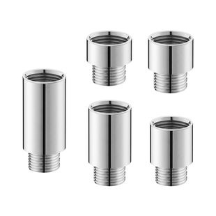 加长不锈钢内外丝直接头水管全铜延长接头 4分直接1 1.5 2 3公分