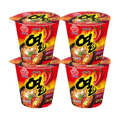 不倒翁韩国速食杯面方便面低油炸