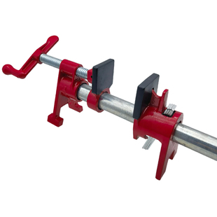 木工拼板夹水管夹组合家具6分管夹头立式快速夹打胶固定夹紧器子