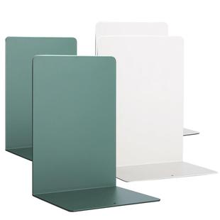 得力金属书立创意立式书架学生桌上课桌书夹分隔书挡板撑托固定书本书籍桌面整理支架ins风收纳神器隔板放书