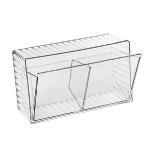 棉签收纳盒壁挂卫生间发绳口红粉扑美妆蛋化妆棉牙签二合一收纳盒