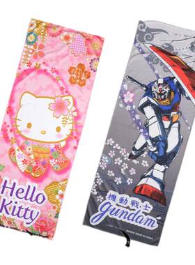 变色毛巾日本正品高达kitty