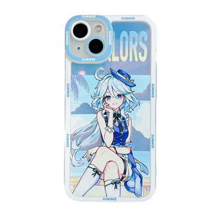 原神夏日手机壳水神芙宁娜适用苹果15神里绫华iphone14申鹤小米13魈红米k70一加二次元ace3华为m60荣耀90散兵