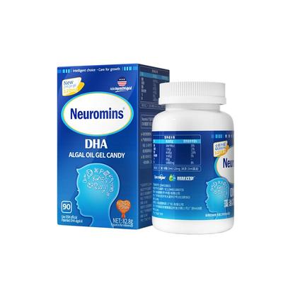 纽敏智Neuromins婴幼儿童宝宝海藻油记忆贝儿dha150mgDHA藻油凝胶