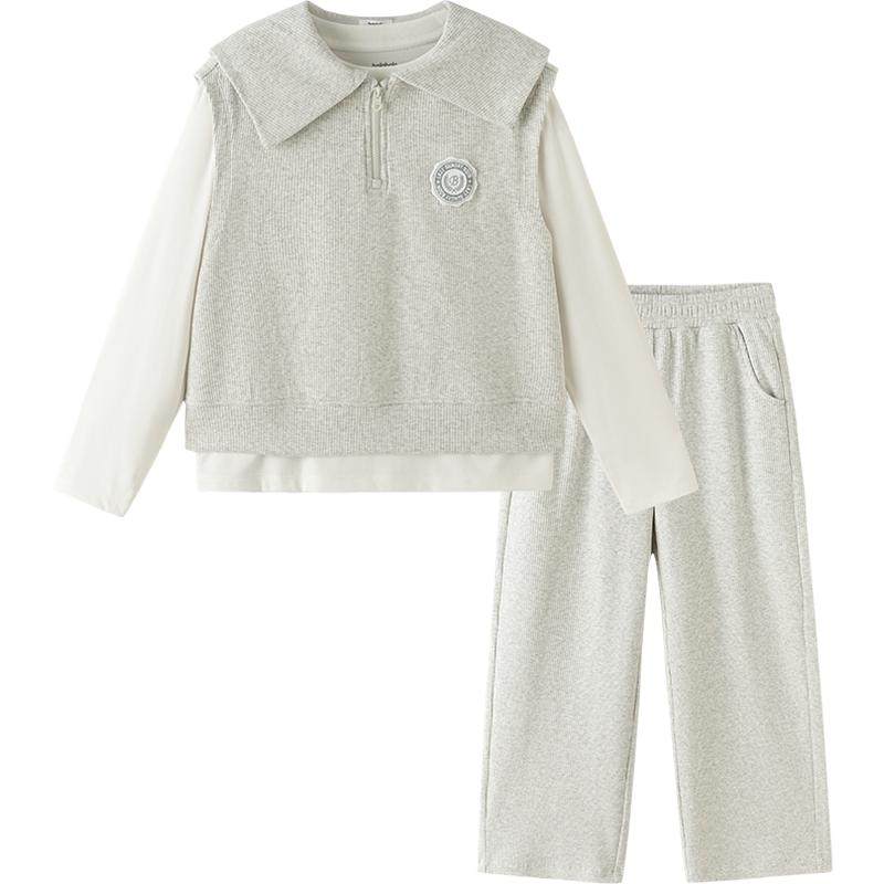 巴拉巴拉女童长袖套装儿童衣服潮