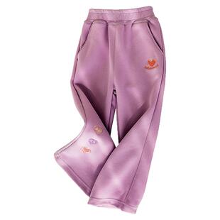 蔚未来女童裤子春装2026新款洋气童装儿童纯棉喇叭裤宝宝休闲长裤