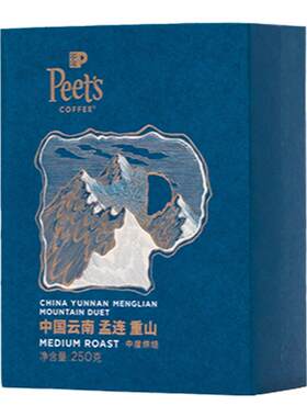 Peets皮爷云南孟连中烘咖啡豆