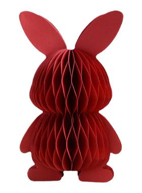 红色折纸oakliving纸装饰