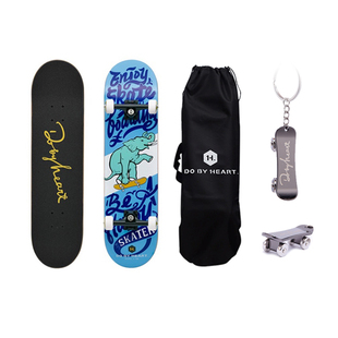 DBH滑板专业动作街头整板刷街公路成人初学者双翘滑板 王一博同款