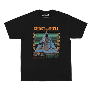 攻壳机动队Ghost In The Shell动漫美式水洗T恤长袖短袖T-Shirt