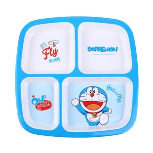 五和 哆啦A梦儿童碗卡通分格餐盘家用饭碗宝宝餐具辅食碗2024新款