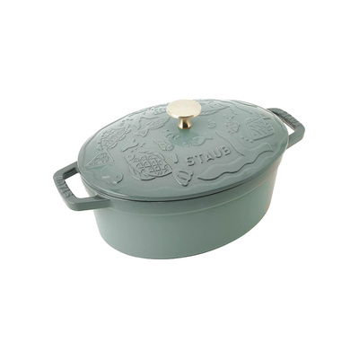staub大师联名珐琅铸铁锅