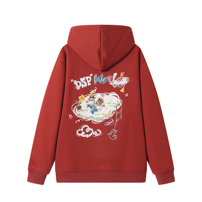 薛之谦dsp手绘云朵小D连帽卫衣