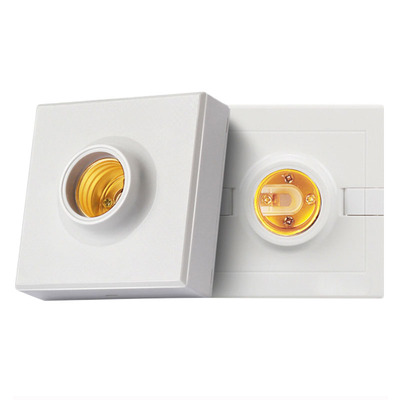 明暗装防水LED开关插头螺口灯座