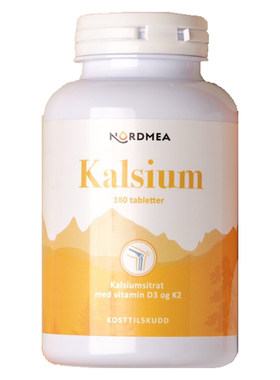 Nordmea挪威柠檬酸钙片挪美VD3