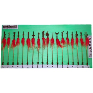 三国演义古代兵器谱微缩迷你十八般武器模型刀戟斧叉手办玩具摆件