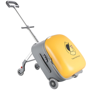 QBOX行李箱儿童可坐骑懒人遛溜娃神器可登机男女孩宝宝拉杆旅行箱