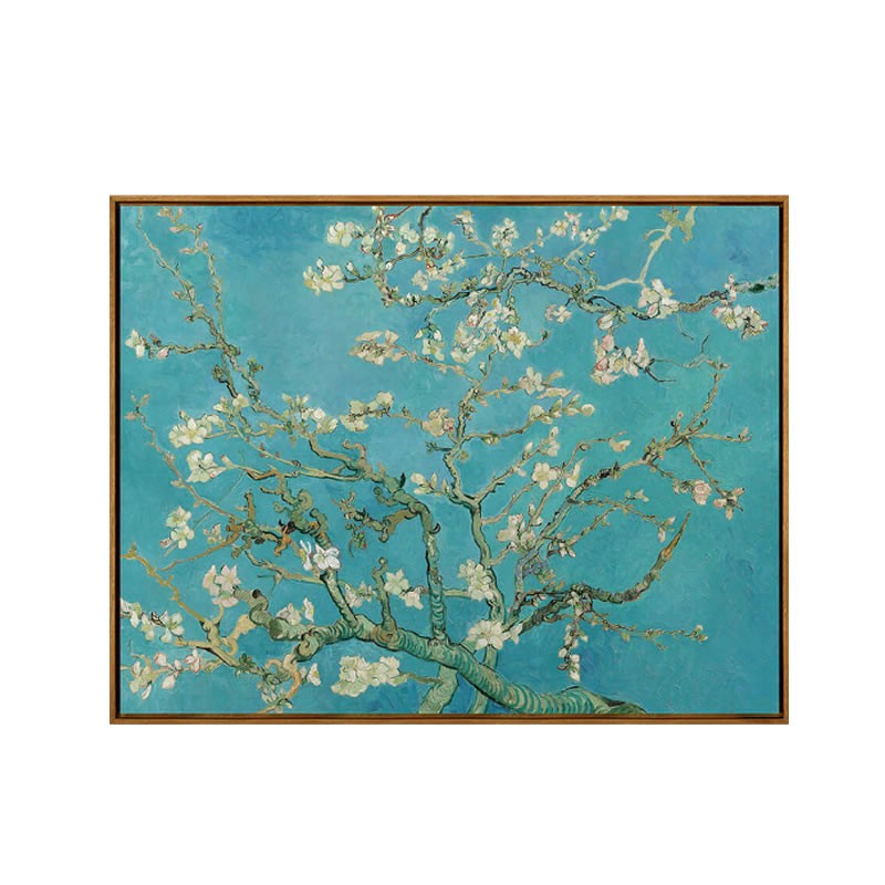 梵高杏花钻石画方钻满点钻十字绣