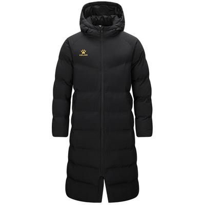 卡尔美长款过膝棉服男