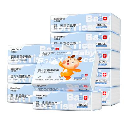 小鹿豆豆柔润保湿乳霜纸抽纸