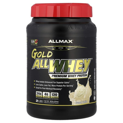 ALLMAX AllWhey Gold金标特优级全乳清蛋白粉健身增肌粉耐力